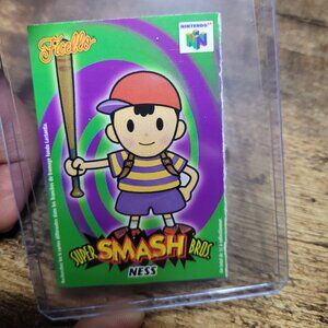 RARE Ficello Super Smash Bros NESS N64 Nintendo 64 Card Premium Coupon Canada